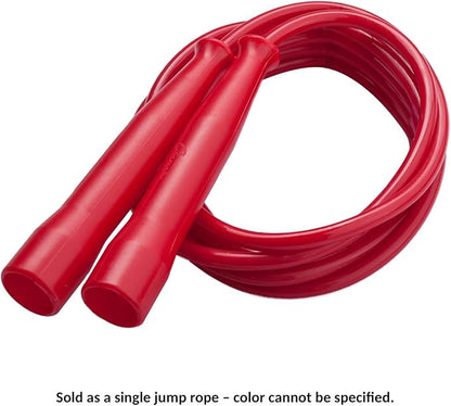 Champion Sports 7 Foot Licorice Jump Rope for Fitness, Assorted Colors - Speed Jump Ropes with Contoured Handles for Exercise, Cross Training, Boxing - Single Premium Skipping Rope for Kids, Adults