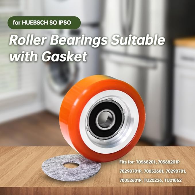 70298701 70298701P 70052601P Dryer Support Roller Bearing 6PCS 70298701 70568201 For Speedqueen Alliance Huebsch IPSO