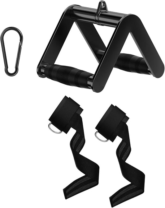 Cable Machine Attachment for Home Gym, Tricep Press LAT Pull Down Attachment, Cable Machine Accessories, Tricep Press Down Cable Attachment for Weight Fitness Multiple Options