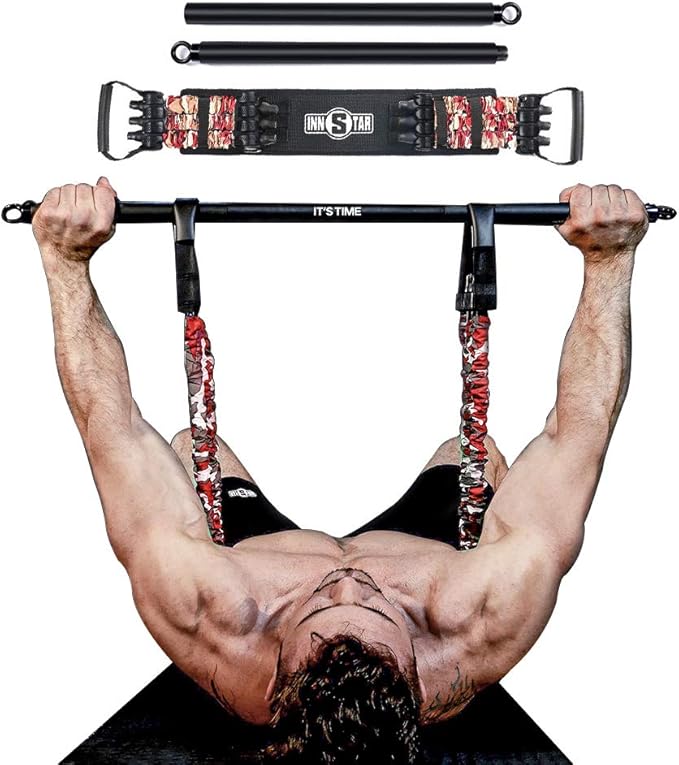 Innstar Multi-Function Resistance Bands for Working Out, Push Up Exercise Bands Resistance Bands Set for Bench Press Gym Equipment, Home Workout, Travel Portable
