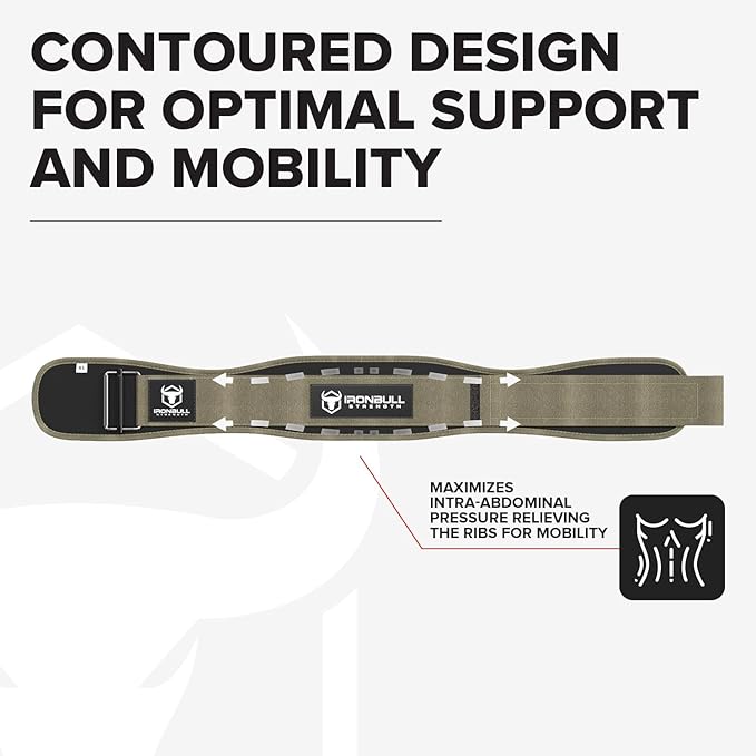 Weight Lifting Belt for Men and Women - Great for Squats, Deadlift, Lunge, Exercises and Training - Best for Olympic, Cross-Training and Bodybuilding Workout