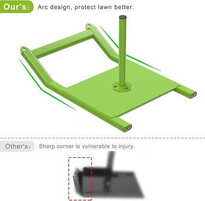 Kipika Weight Sled, Workout Sled, Fitness Strength Training Sled, Speed Training Sled for Athletic Exercise, Speed Improvement, Easily Through Obstacles, Suitable for 1" & 2" Weight Plate