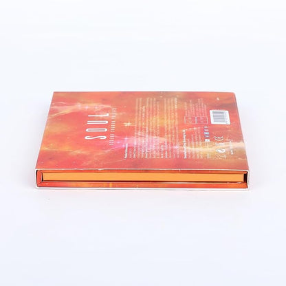 docolor Eyeshadow Palette 9Colors Orange Eyeshadow Gemstone Shadow Palettes Highly Pigmented Mattes Shimmers Smokey Glitter Cream Colorful Powder Blendable Long Lasting Waterproof Makeup Palette