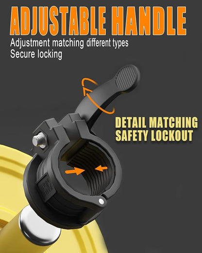 Barbell Clamps 2inch - 2 PCS Adjustable Barbell Clips Quick Release Locking Weight Clips Olympic Barbell Collars (Black 1.8-2inch)