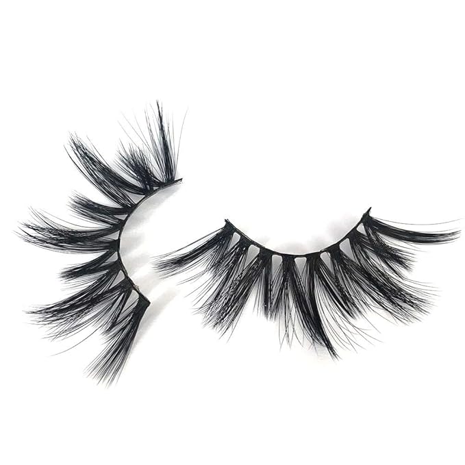 Mikiwi Lashes, 25mm Faux Mink Lashes, 6D Faux Mink Lashes, Faux Mink Eyelashes, Dramatic Lashes, 25mm Faux 3D Mink Eyelashes (6D4-06)
