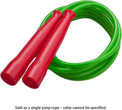 Champion Sports 7 Foot Licorice Jump Rope for Fitness, Assorted Colors - Speed Jump Ropes with Contoured Handles for Exercise, Cross Training, Boxing - Single Premium Skipping Rope for Kids, Adults