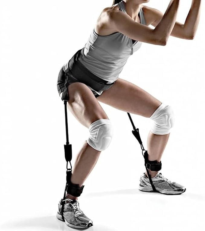 MICHEALWU Vertical Jump Trainer Leg Strength Basketball Volleyball Football Tennis Leg Agility Training