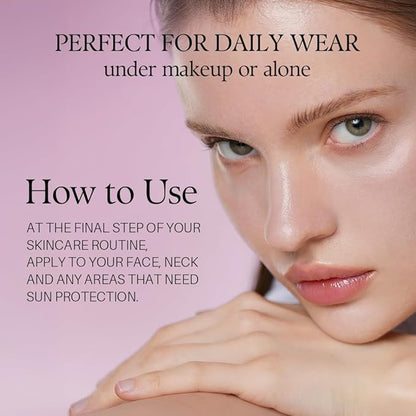 d'alba Piedmont Waterfull Tone-Up Sunscreen Serum BROAD SPECTRUM SPF 50 + Korean Sunscreen for Face, All Skin Tones, Sweat Proof Formula (1.69 fl.oz.)