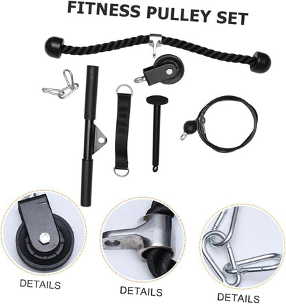 Milisten Equipment Pulley Cable Attachment Workout Equipment Home Gym Accessory Kit
