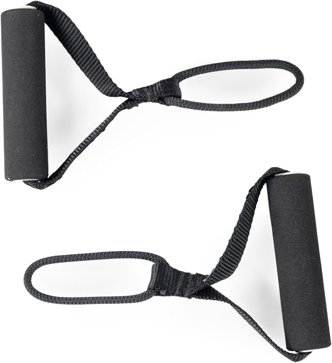 Balanced Body PolyPro Neoprene Handles, Comfortable Handles for Pilates Equipment, Workout Equipment for Home Gym or Studio Use, 1 Pair