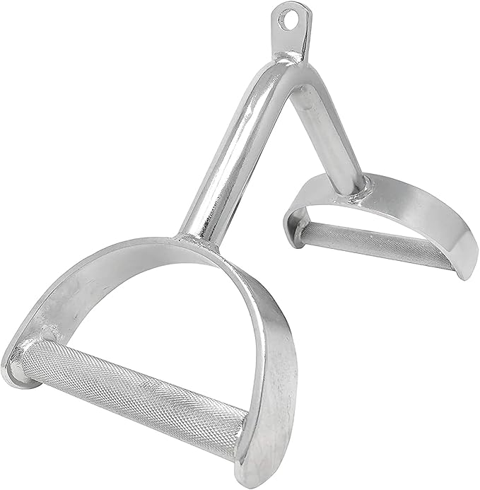 FITNESS MANIAC USA Double D Row Handle A-Shaped Wide Grip Cable Attachment for Seated Row and Curling Bar Exercises in Gym