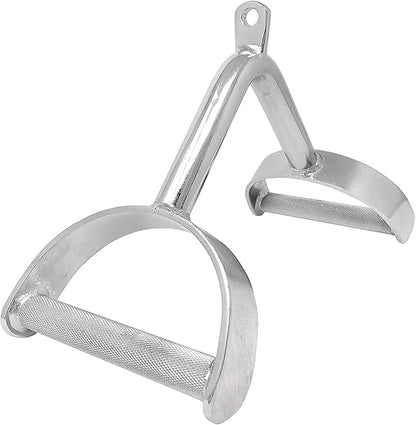 FITNESS MANIAC USA Double D Row Handle A-Shaped Wide Grip Cable Attachment for Seated Row and Curling Bar Exercises in Gym