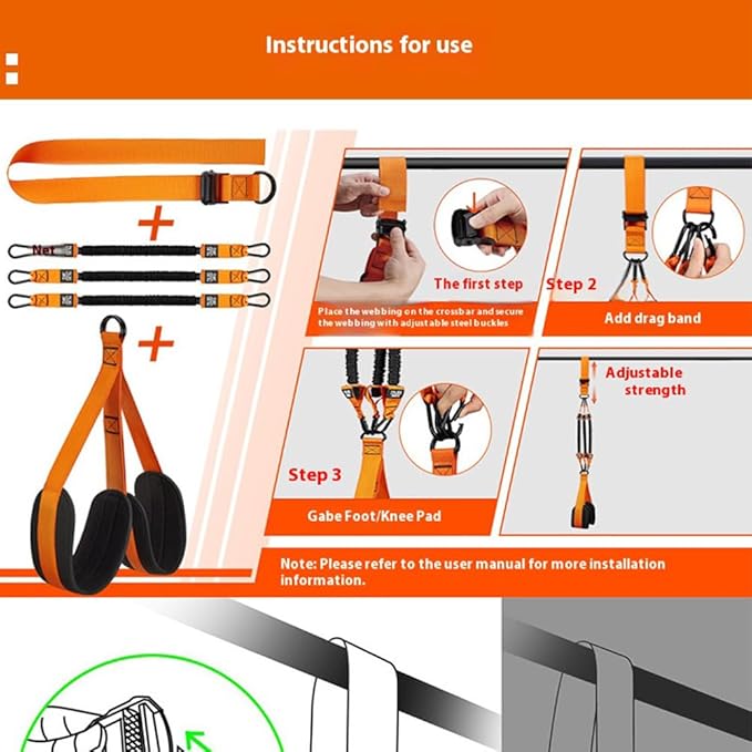 Pull up Assistance Bands Set, Heavy-Duty Pull up Workout Band for Men Women, Adjustable Weight/Size with Fabric Feet/Knee Rest, Home Gym Workout, Strength Training Band, 150/225/300lb
