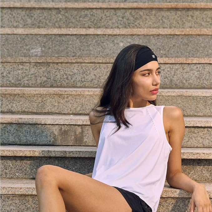 Non-Slip Headband (1 Pack) - Moisture Wicking Sports Sweatband for Men, Women & Youth - Athletic Workout Band for Running, Flag Football, Yoga, Tennis & Helmet Liner