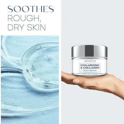 Hyaluronic & Collagen Day/Night Moisturizer Anti-Aging Cream - Duo Set Value Pack, 1.69 Fl Oz, 1 item