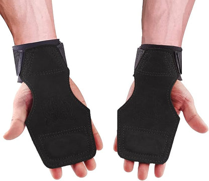 Wrist Straps for Weightlifting for Maximum Grip Support - Lifting Deadlift Strap & Weight Lifting Grips Gloves for Working Out Pull Up Deadlifting & Shrugs