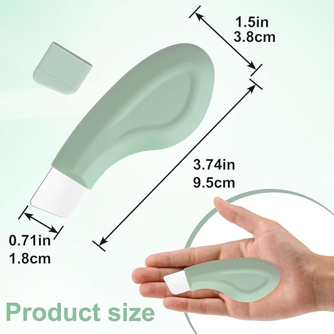 Black Head Remover for Nose, Mild Skin Spatula Face Scrubber for Deep Skin Cleansing, Silicone Pore Cleaner, Daily Skin Cleansing Tool for Men and Women (1PCS)