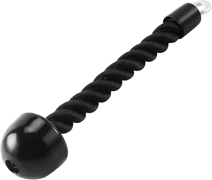 Pull Down Rope Single Grip Tricep Bicep Exercise Attachment for Cable Machines Gym Pulley Workout