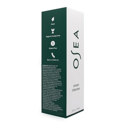 OSEA Ocean Cleanser 5 oz - Nourishing Facial Cleansing Gel - Mineral-Rich Face Wash - Gentle Face Cleanser - Clean Beauty Skincare - Vegan & Cruelty-Free Facial Wash