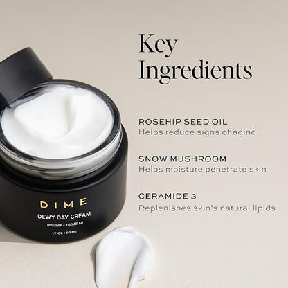Dime Beauty Moisture Set - Includes Dewy Day Cream + Restorative Night Cream (50 ml Each)