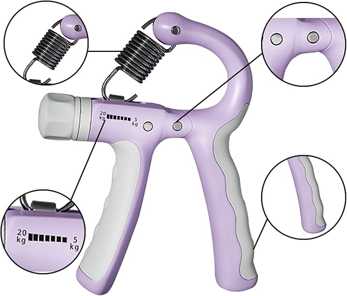 Hand Grip Strengthener for Kids and Youth, Adjustable Resistance Hand Gripper 11-45Lbs, Hand Grips for Strength Training, Stress Relief Grip