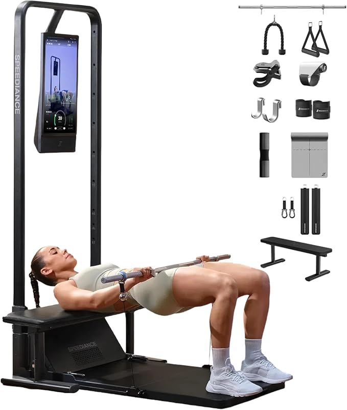 Speediance Home Gym, Smart AI-Powered Multi-Functional Smith Machine for Full Body Strength Training, All-in-one Gym Equipment, Digital Weight System, Workout Station, Squat Rack, Gym Monster 2