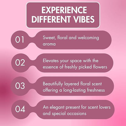 G's Breeze Smart Aroma Diffuser with 60ml Floral Dream Scent Refill - Bluetooth & Wi-Fi App Control - LED Lighting & Adjustable Intensity - Long-Lasting Elegant Floral Fragrance for Home or Office