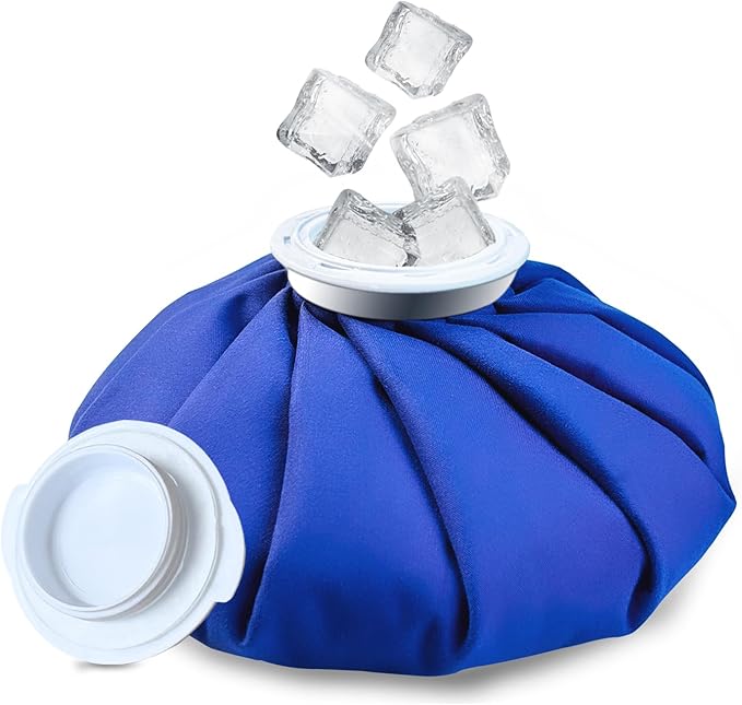 1 PCS Upgrade Ice Pack Injuries Reusable, 9in Ice Bags Hot Water for Injuries, Soothe Pain and Stay Cool, Old School Style and Traditional Ice Packs, Versatile and Easy to Carry
