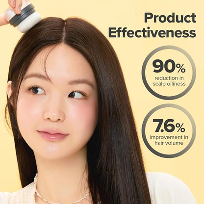 I DEW CARE Tap Secret Dry Shampoo Powder with Biotin - Tap Secret Original Duo set | Strengthening & Volumizing, Refillable, Travel size, Non-aerosol, Brunette, Korean Ginseng, 0.24 Oz x 2ea
