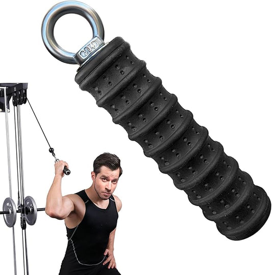 Ergonomic Tricep Rope Pulldown Attachments, Upgraded 27 32 40 & 47 Inch Extra Long Triceps Rope Cable Attachments for Gym, LAT Pull Down Bar for Cable Machine, Tricep Workout Cable Attachments
