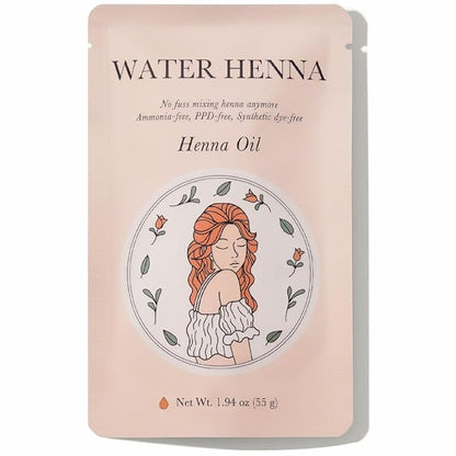 Korean Henna Hair Dye 1 Set - Quick and Easy Application, PPD-free, Synthetic dye-free liquid Formula, Hair Color Made in Korea (Henna)