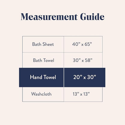 Brooklinen Super-Plush Turkish Cotton Hand Towels Set of 2 Cotton, 820 GSM, Highly Absorbent, Machine Washable, Perfect for Home & Bathroom (20"x30", Slate Grey)