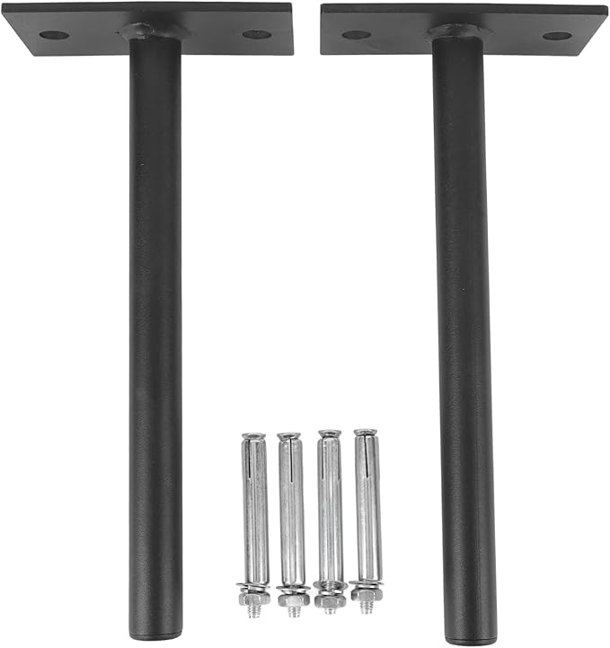 2Pcs Weight Plate Holder, Alloy Steel Wall Weight Plate Rack Wall Mounted Weight Rack Space Saving Wall Weight Storage Rack Organizer for Home Gym, Construction Diameter 1.0in