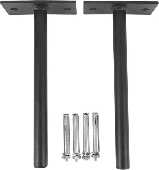 2Pcs Weight Plate Holder, Alloy Steel Wall Weight Plate Rack Wall Mounted Weight Rack Space Saving Wall Weight Storage Rack Organizer for Home Gym, Construction Diameter 1.0in