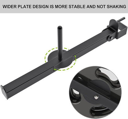 Belt Squat Attachment for 2" x 2" or 3" x 3" Power Rack with 5/8" or 1" Holes, Landmine Belt Squat Machine, Compatible with 1" & 2" Weight Plates, Home Gym Squat Rack Accessories
