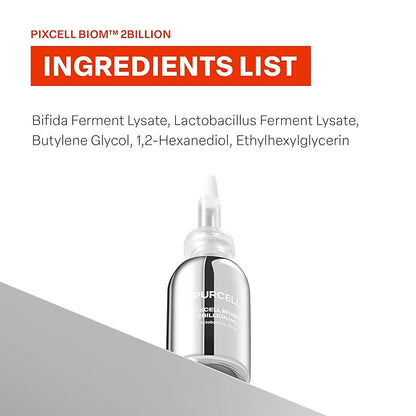 Pixcell Biom 2B/mL - Restores Skin Barrier with Bifida, Lactobacillus Ferment Lysate, Korean Probiotic Drops for acne prone skin and sensitive skin (30ml, 1.01 Fl Oz.)