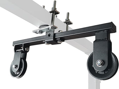 KORIKAHM Power Rack Pulley Attachment, LAT Pulldown Machine - Cable & Weight Dual Pulley System for Home Gym Strength Training, Power Racks