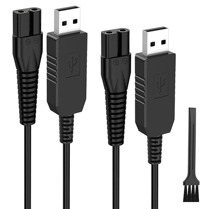 3.5V Charger for Wahl 9649 9649P Color Pro Cordless Hair Clipper, 2-PACK 6ft Replacement Charger Cord for Wahl 9636-700 9636-2201 79434 Color Pro Cordless Hair Clipper & Trimmer