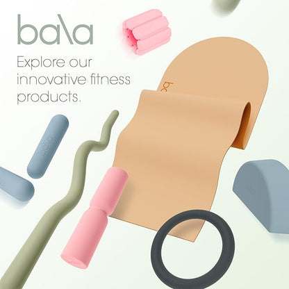 Bala Balance Blocks 2 Pack, Yoga Blocks for Working Out, (Blush) - Semi-Circular Yoga Accessories for Stretching & Exercise - Yoga Equipment for Home Workout - Yoga Block Essentials for Women & Men