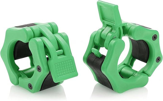 Olympic Barbell Collar 2 inch Quick Release Pair of Locking 2" Pro Weight Bar Plate Locks Clamp Clips for Workout Weightlifting Fitness Training