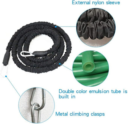 YNXing Dynamic Resistance Trainer for Resistance Training to Improve Strength, Power, and Agility 5m/2m Elastic Cord Set