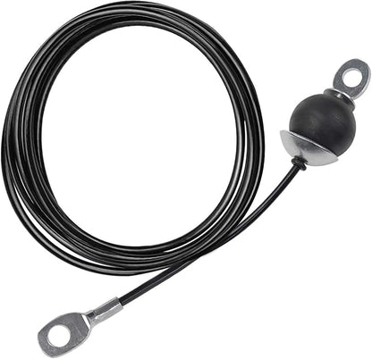 LFJ Replacement Gym Cable with Stopper Ball Fitness Pulley Cable Steel Wire Rope for Cable Machine Home Gym Weight Lift Pulley System