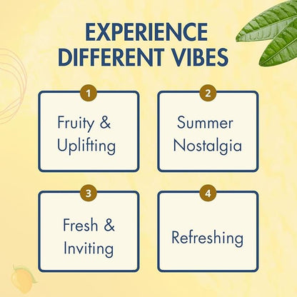 G's Breeze Smart Aroma Diffuser with 60ml Mango Scent Refill – Bluetooth & Wi-Fi App Control, LED Lighting, Adjustable Intensity, Long-Lasting Sweet Tropical Fragrance for Home or Office
