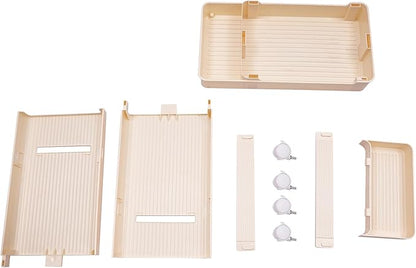 Yoga Mat Storage Rack with Wheels, Weight Cart Stand Small Gym Racks Yoga Racks, Storage Organizer Home Gym Equipment for Homes, Gyms, Schools (Creamy Yellow)