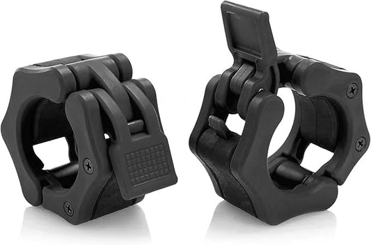Olympic Barbell Collar 2 inch Quick Release Pair of Locking 2" Pro Weight Bar Plate Locks Clamp Clips for Workout Weightlifting Fitness Training