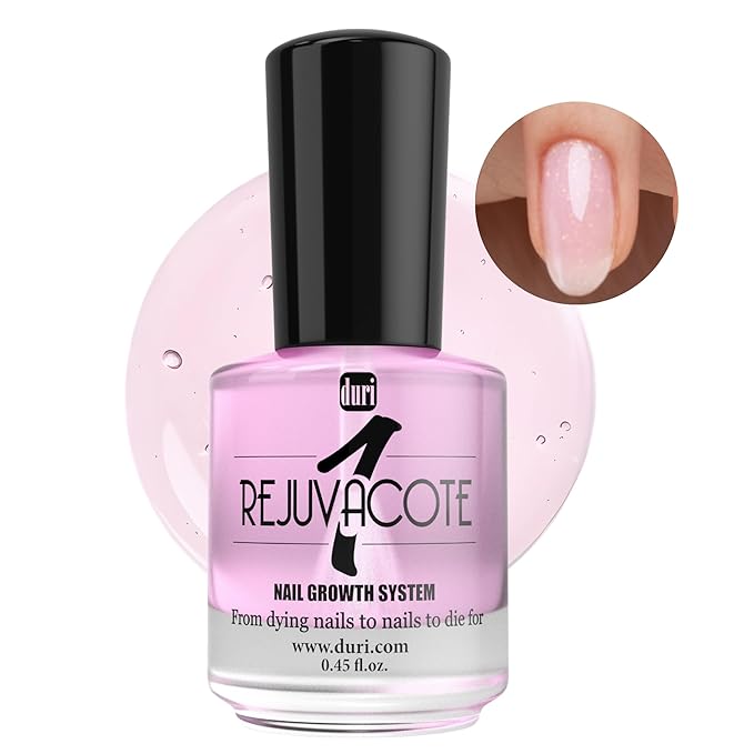 duri Rejuvacote 1 Nail Growth System - Maximum Strength | Nail Strengthener for Damaged Nails from Gel, Acrylic Manicure | Grow Long Natural Fingernails Fast - 0.45 fl. oz.