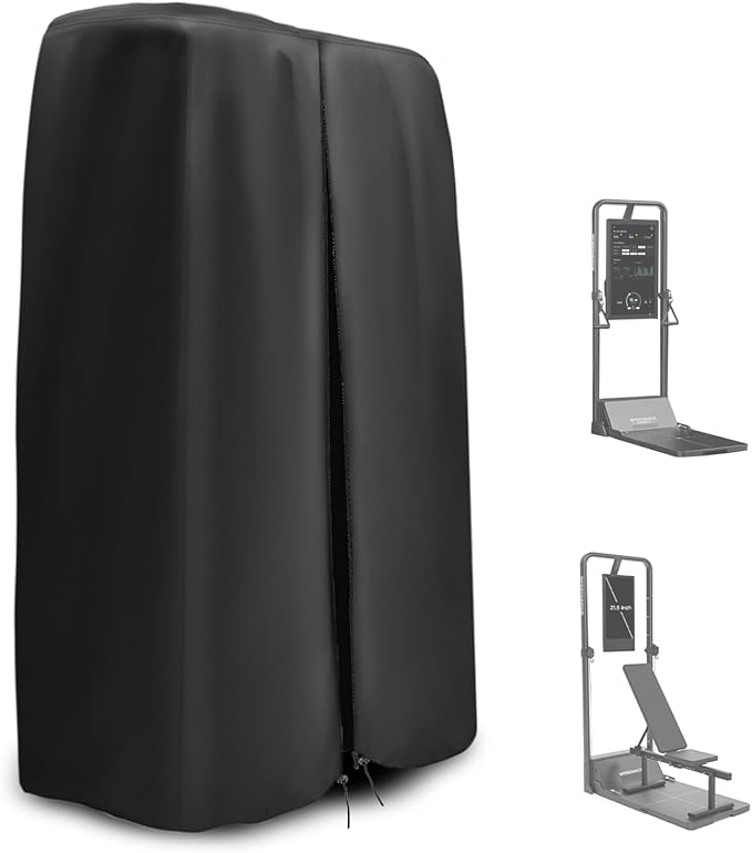 Cover for Speediance Home Gym Equipment, Waterproof Smart Home Gym System Cover, Strength Training Fitness Equipment Protector for Home Workout Cable Machine-28"L×15"W×71"H, Black