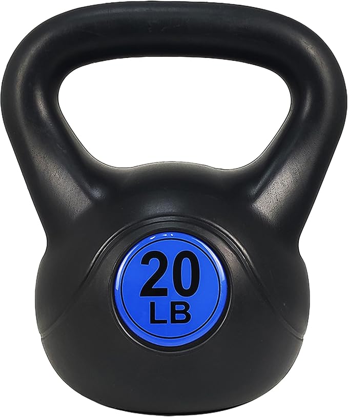 OLIXIS Kettlebell Set, Wide Grip Kettlebell Exercise Fitness Weight Set for Home Gym, Strength Training