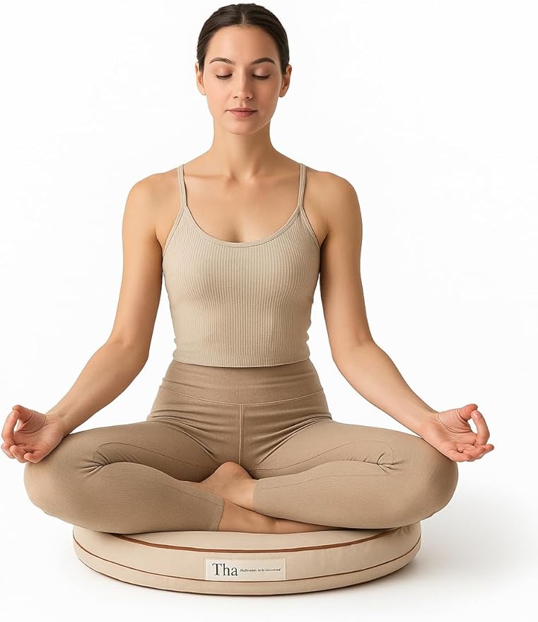 Meditation Cushion – Comfortable & Supportive Mindful Sitting Meditation Air Cushion - No More Numb Legs