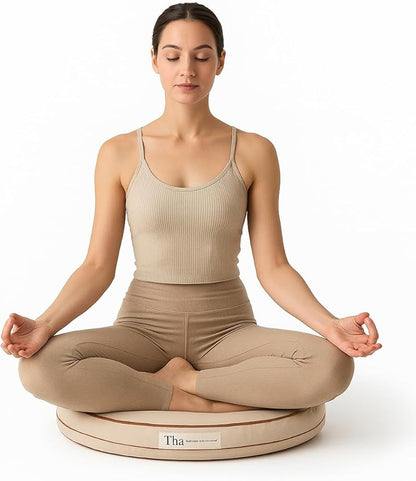 Meditation Cushion – Comfortable & Supportive Mindful Sitting Meditation Air Cushion - No More Numb Legs
